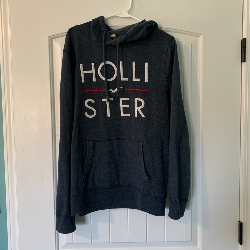 Mens Hollister Navy Hoodie